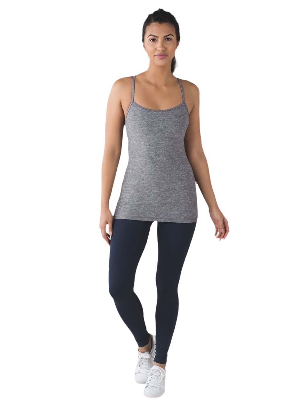 lululemon athletica Gray Seamless Thin-Strap Tank Top